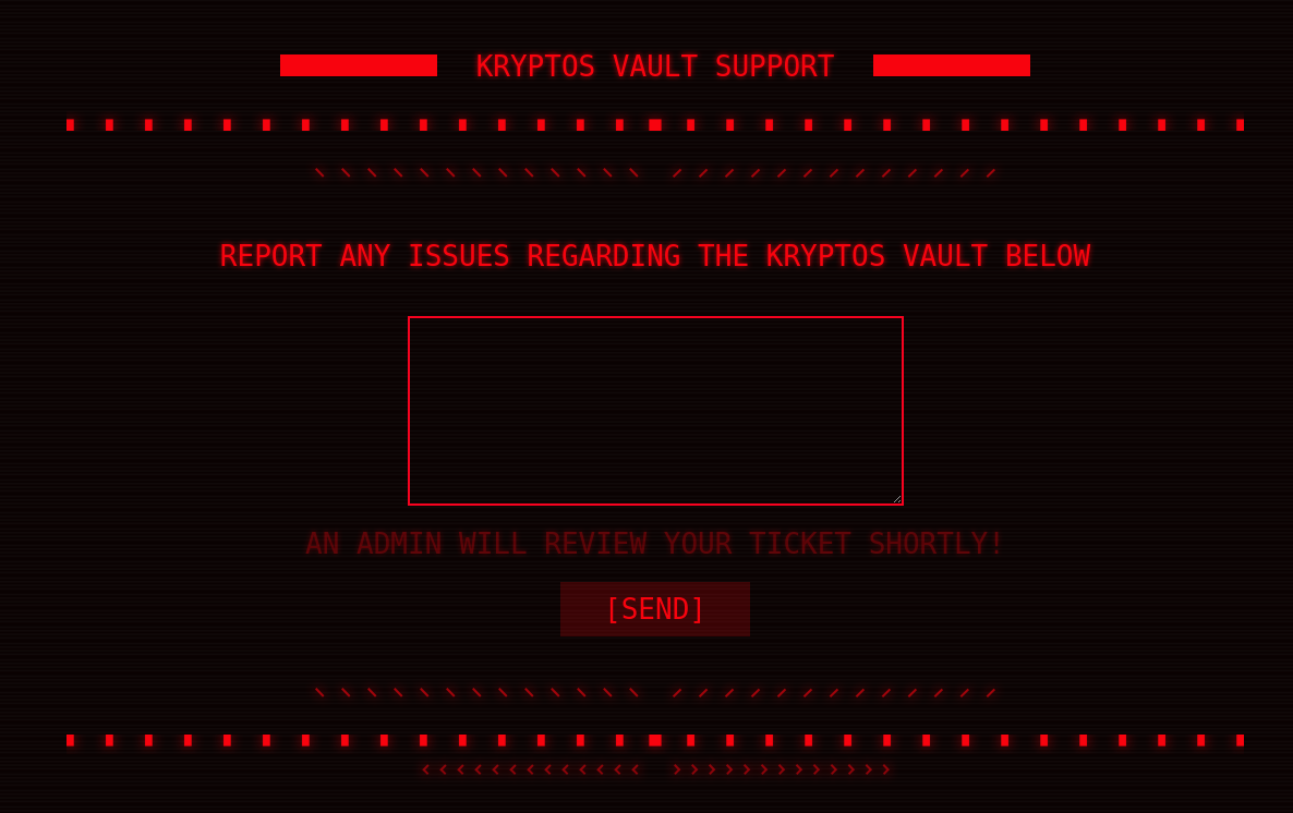 Página de Inicio de Kryptos Support